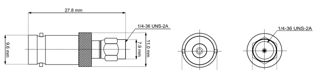 Adaptateur SMA mâle / BNC femelle