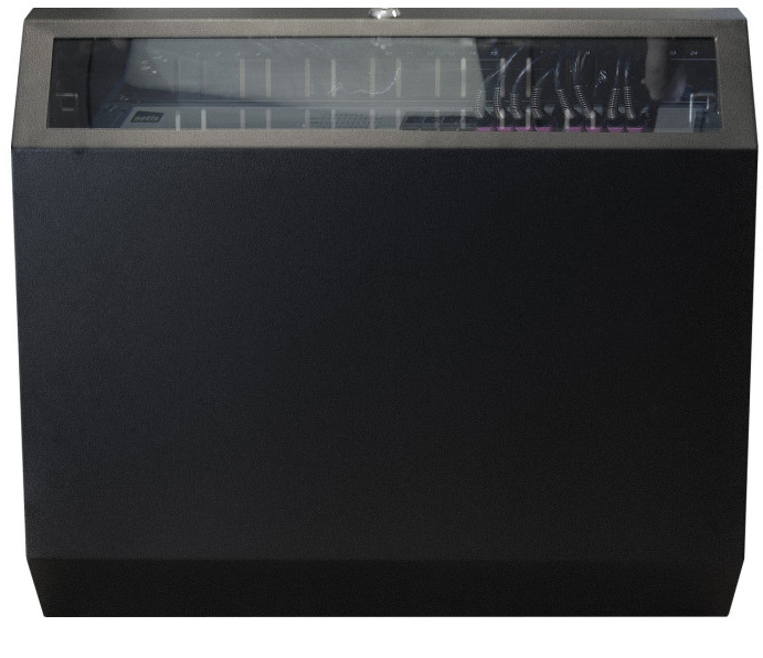Coffret Réseau Slim - 19'' - 3U - 5U - H475xL537xP146 - Noir - Monté - Porte Verre