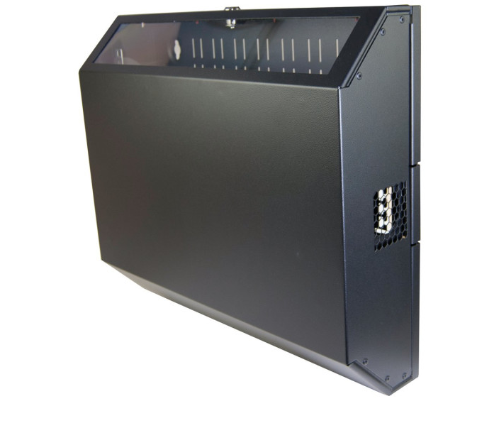 Coffret Réseau Slim - 19'' - 3U - 5U - H475xL537xP146 - Noir - Monté - Porte Verre