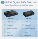 Switch PoE+ Gigabit à 5 ports