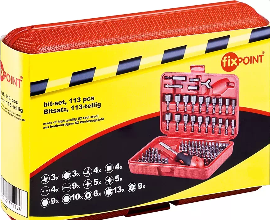 Tournevis à embouts 113 pcs
