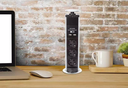 Bloc escamotable 3 prises + 2 USB 2,1A