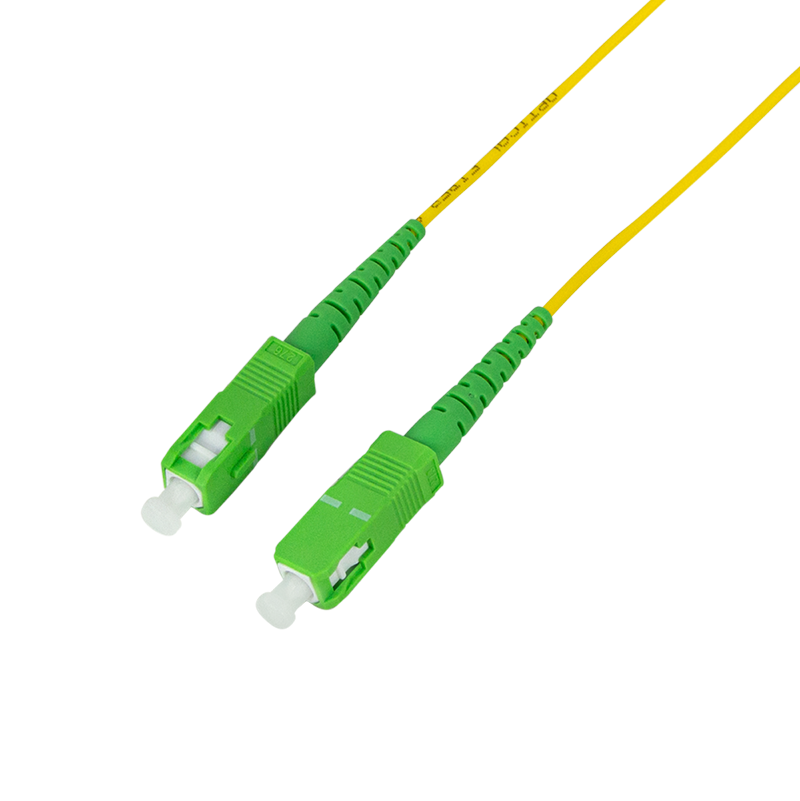 SC/APC - SC/APC Simplex Monomode 9/125µ 1,00m - jaune