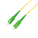 SC/APC - SC/APC Simplex Monomode 9/125µ 1,00m - jaune