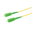 SC/APC - SC/APC Simplex Monomode 9/125µ 1,00m - jaune