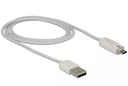Cordon USB2.0 A vers Micro USB 1,00m, avec témoin de charge