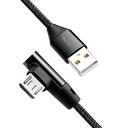 Cordon USB2.0 A vers Micro USB 1,00m, coudé - CU0142