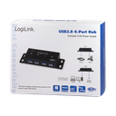 Hub industriel USB 3.0 4 ports + alim - UA0149
