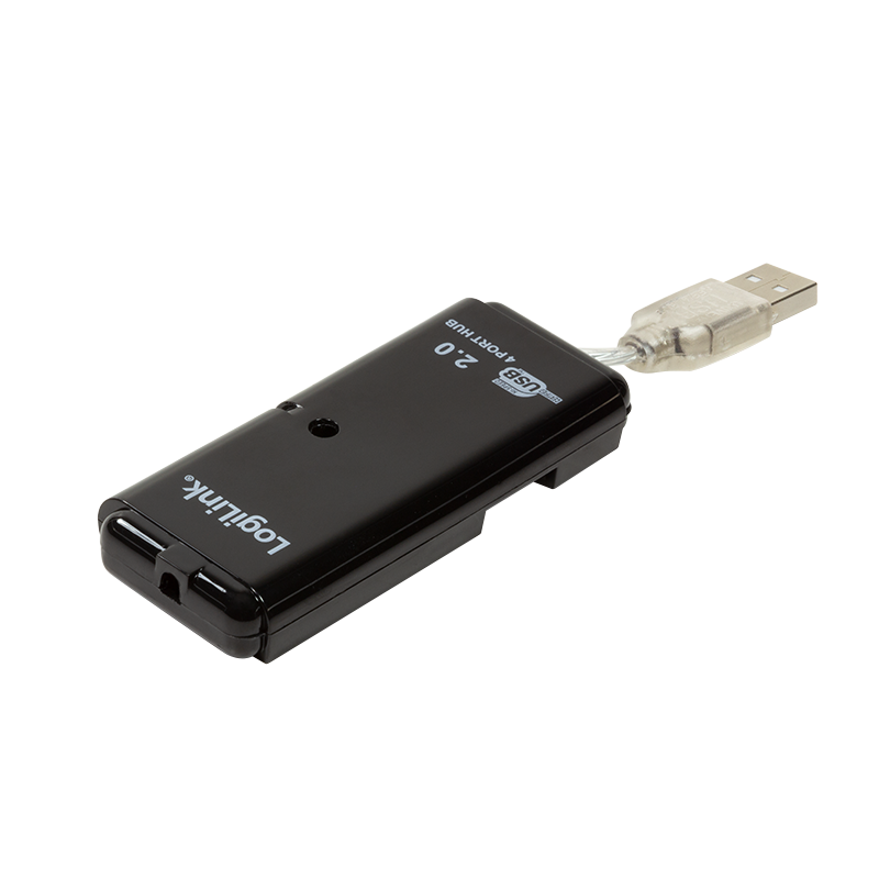 Mini Hub USB 2.0, 4 ports Auto-alimenté - UH0001A