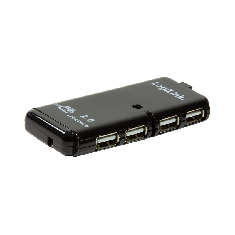 Mini Hub USB 2.0, 4 ports Auto-alimenté - UH0001A