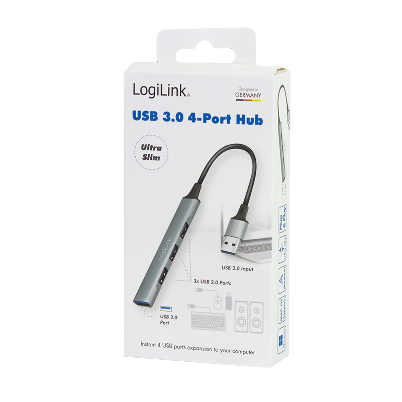 Hub USB3.0 4 ports Slim - UA0391