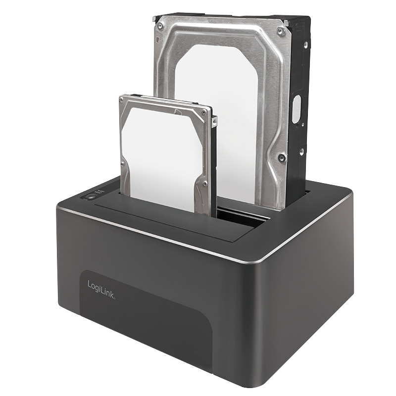 Station d'accueil Dual SATA 3,5" & 2,5" sur USB 3.0 - QP0029
