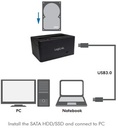Station d'accueil SATA 2,5" sur USB 3.0 - QP0025
