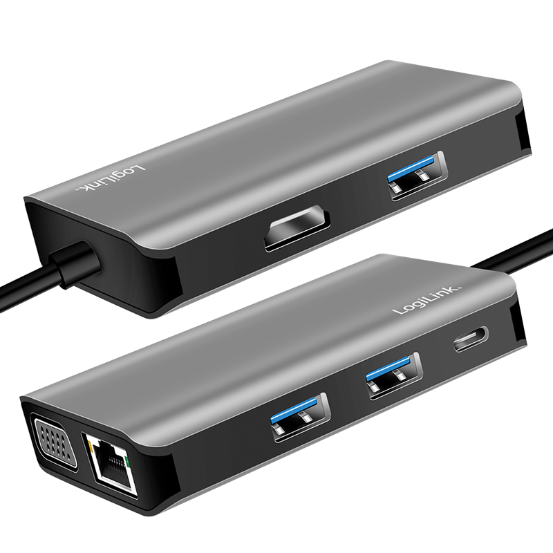 Station d'accueil USB-C 3.2 4K, 7 ports + PD - UA0410
