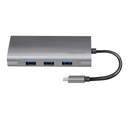 Station d'accueil USB-C 3.2 4K, 10 ports - UA0383
