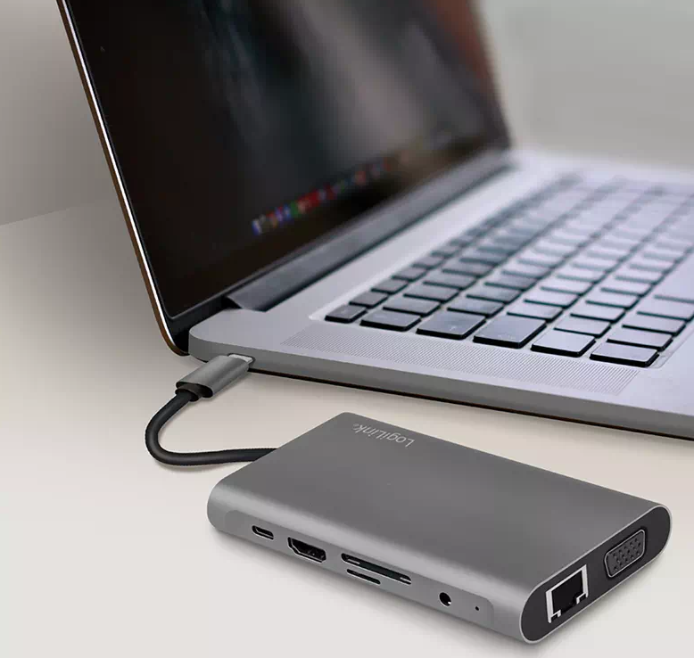 Station d'accueil USB-C 3.2 4K, 10 ports - UA0383
