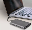 Station d'accueil USB-C 3.2 4K, 10 ports - UA0383
