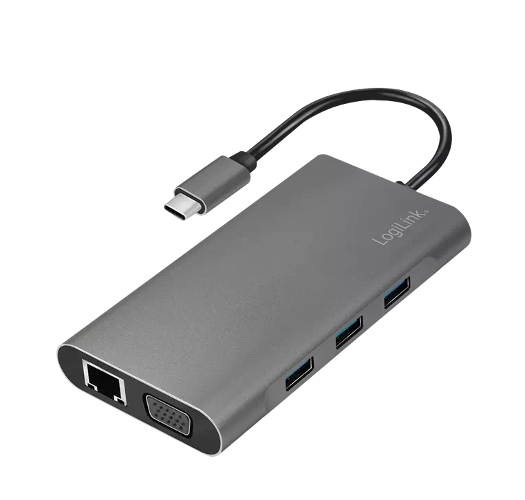 Station d'accueil USB-C 3.2 4K, 10 ports - UA0383
