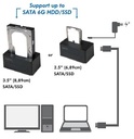 Station d'accueil SATA 3,5" & 2,5" sur USB 3.0 - QP0026
