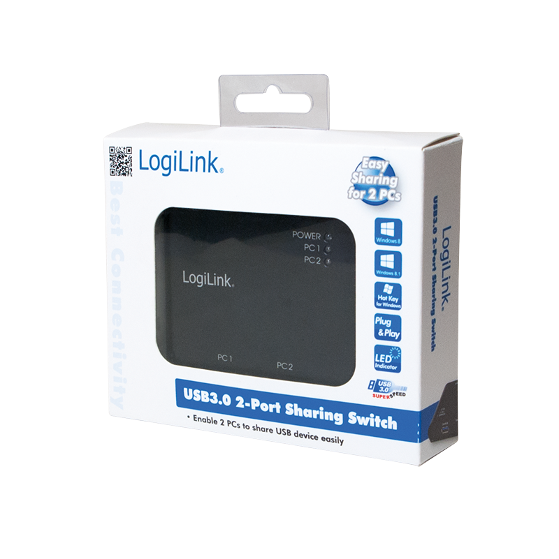 Switch USB3.0 2PC vers 1 périphérique - UA0216
