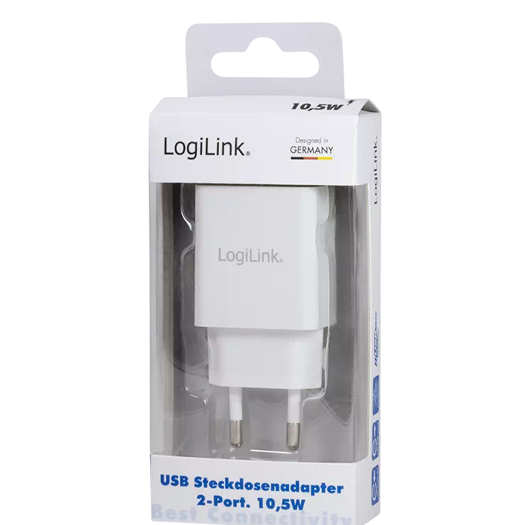 Adaptateur Secteur USB 2 ports 2.1A - PA0185
