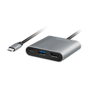 Convertisseur USB-C 3.2 / HDMI + USB3.0 + USB-C - UA0390
