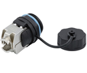 Embase noyau étanche RJ45 STP CAT 6 - avec bouchon