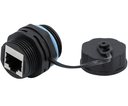 Embase de traversée étanche RJ45 STP CAT 6 - avec bouchon