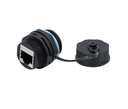Embase de traversée étanche RJ45 STP CAT 6A - avec bouchon
