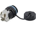 Embase noyau étanche RJ45 STP CAT 6A - avec bouchon