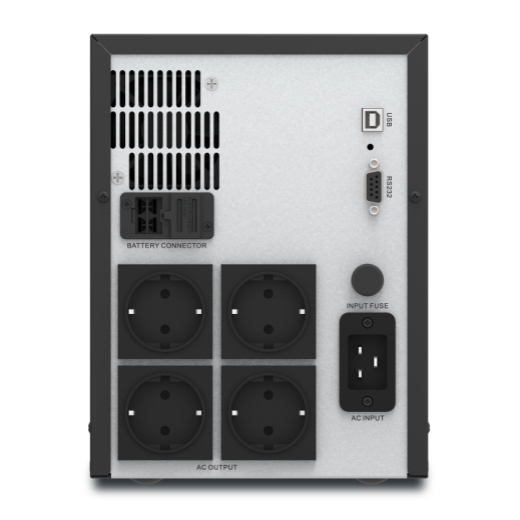 Onduleur APC Easy UPS 1 Ph Line Interactive, 3 kVA, tour, 230 V, 4 prises Schuko CEE 7, AVR, LCD