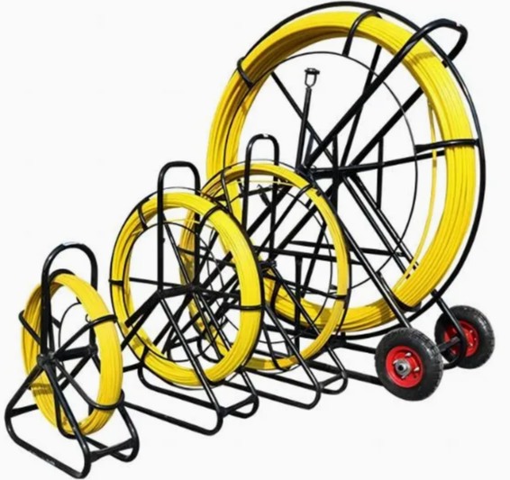 Support pour enrouleur de câble avec 300m de tige de câble