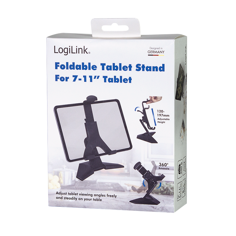 Support pour tablette pliable, 7-11", 0,5 kg max
