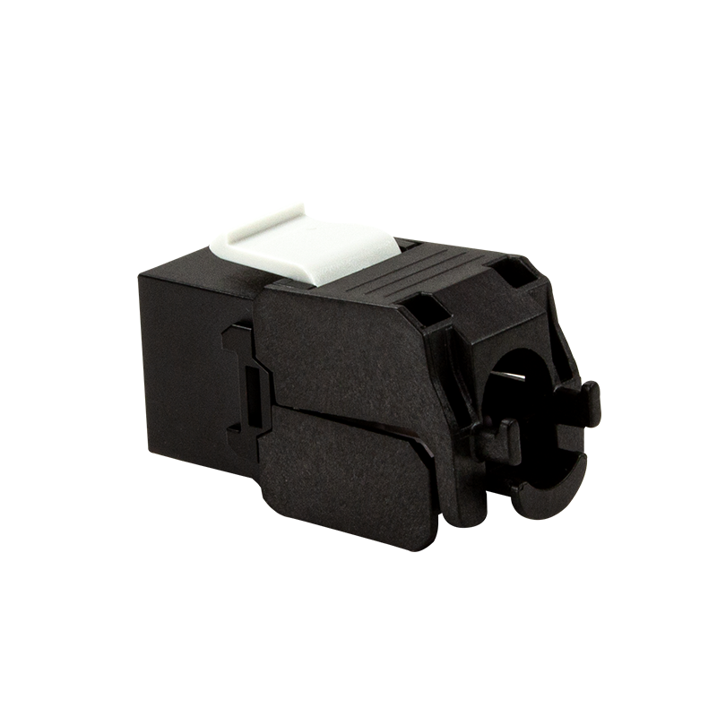 Embase Keystone RJ45 Cat6a CAD, non-blindé, AWG 23-26, sans outil, 16.8mm 