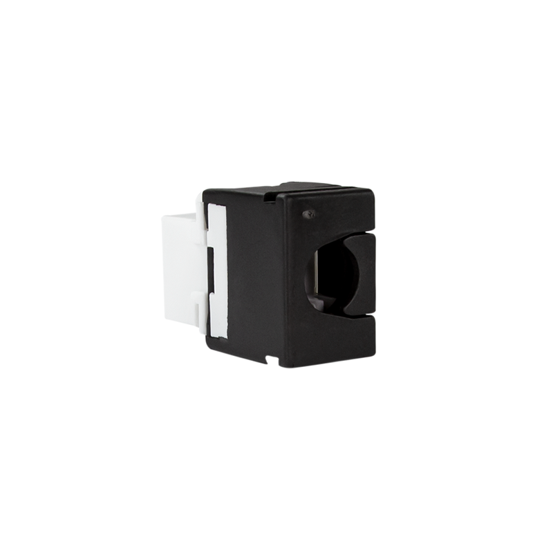 Embase Keystone RJ45 Cat6a CAD, non-blindé, AWG 22-26, sans outil, 17mm PoE++ 