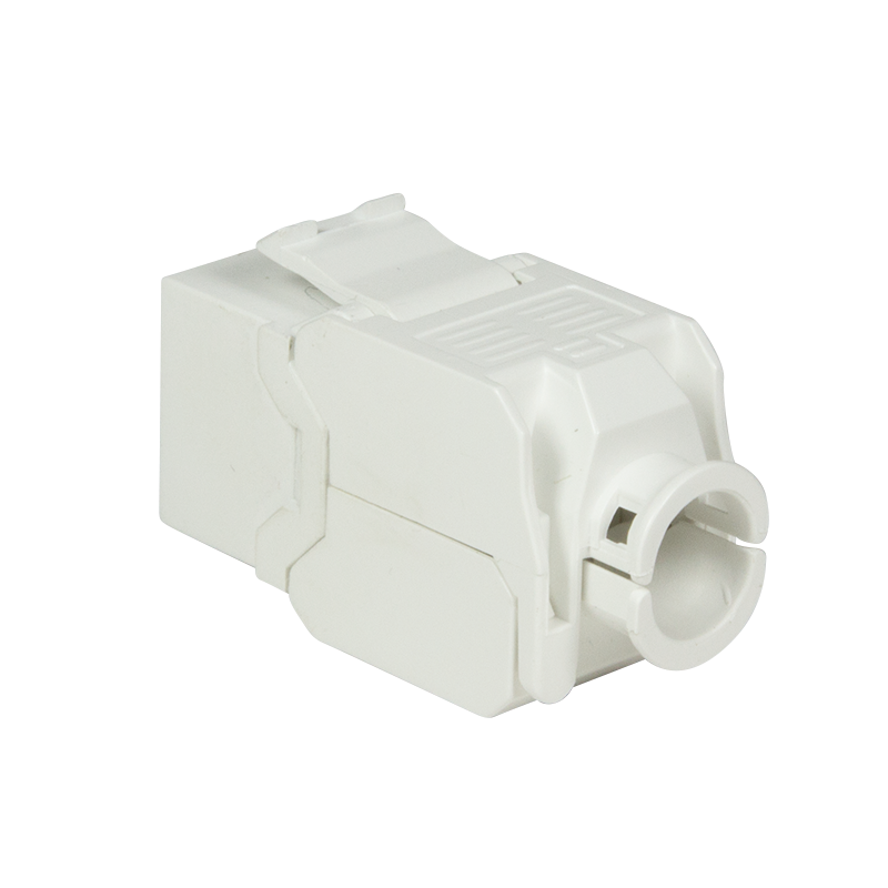 Embase Keystone RJ45 Cat6a CAD, non-blindé, AWG 22-24, sans outil, 16,5mm PoE++ 