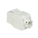 Embase Keystone RJ45 Cat6a CAD, non-blindé, AWG 22-24, sans outil, 16,5mm PoE++ 