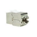 Embase Keystone RJ45 Cat6a CAD, Blindage intégral, AWG 22-26, sans outil, 14,8mm PoE++ 