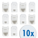 Embase Keystone Cat.6 UTP, IDC 90° (x10) 