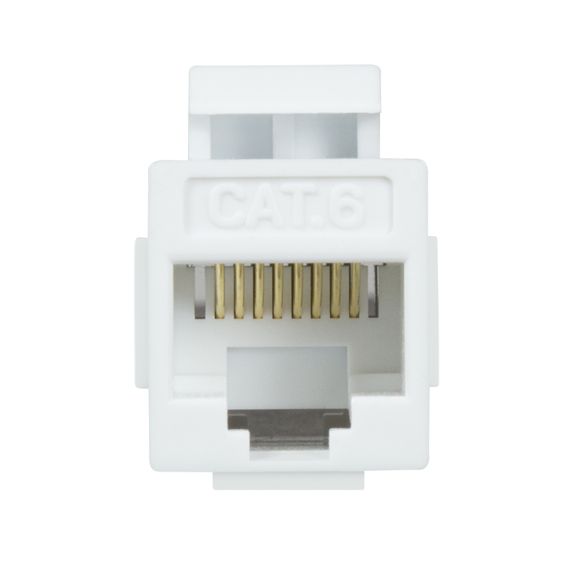 Embase Keystone Cat.6 UTP, IDC 180°, largeur 16 mm 