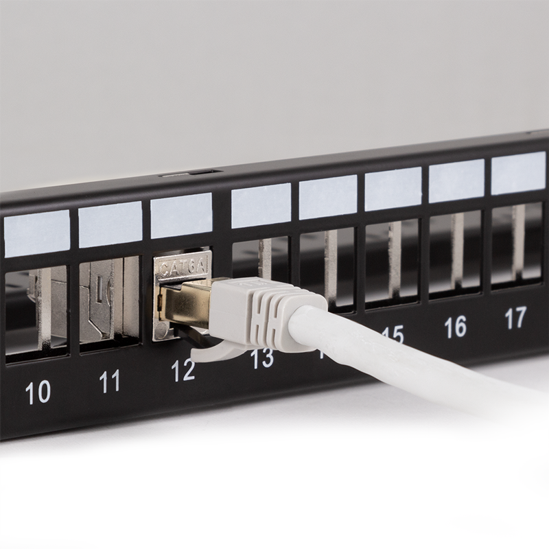 Embases Keystone 6A, blindées, sans outil, AWG 22-26 