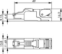 Connecteur RJ45 Cat6a blindé Industriel