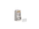 Connecteur RJ45 Catégorie 6, blindé avec guide par 100