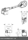 Kit de 10 verrouillages RJ45 + 1 clé