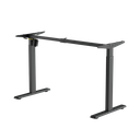 Pied de bureau assis-debout à réglage électrique, 1 moteur, 710–1 190 mm, noir 