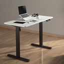 Pied de bureau assis-debout à réglage électrique, 1 moteur, 710–1 190 mm, noir 
