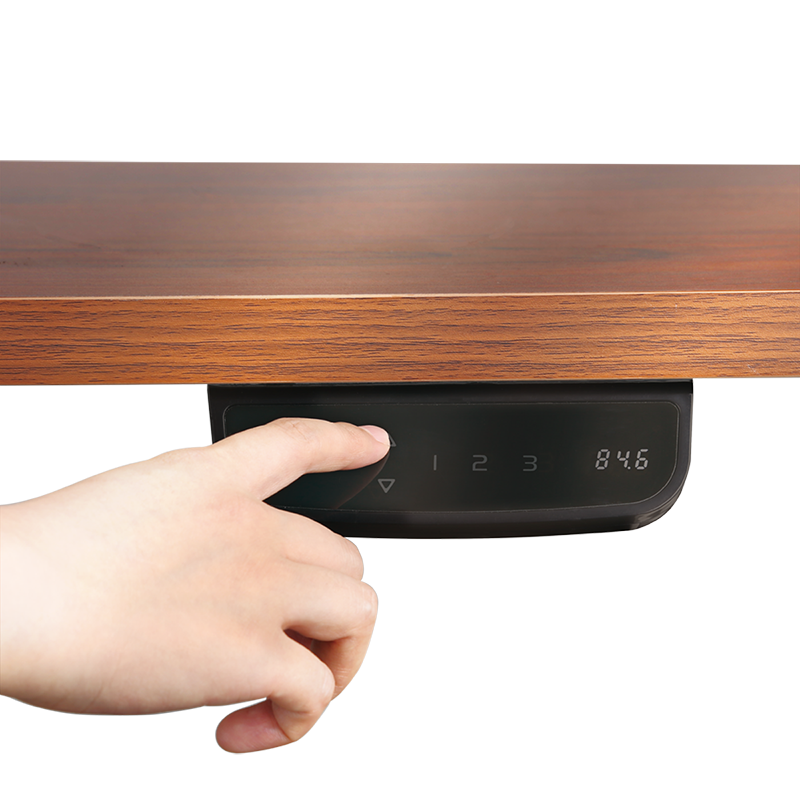 Structure de bureau assis-debout réglable électriquement, 3 moteurs, incliné à 120° 