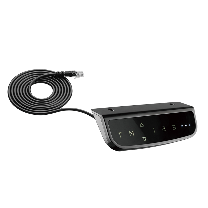 Structure de bureau assis-debout à réglage électrique, 3 moteurs, forme en L à 90° 