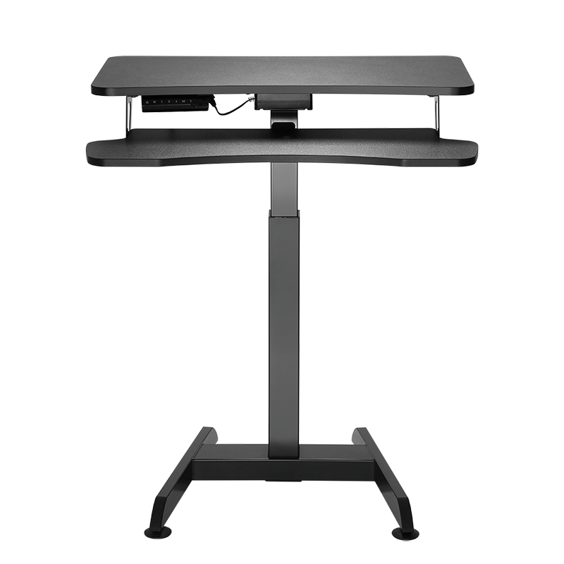 Poste de travail assis-debout réglable électriquement, 1 moteur 