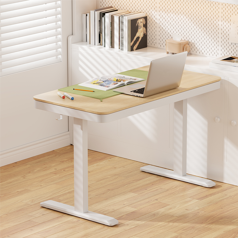 Bureau réglable en hauteur électriquement, chargement sans fil, 2 ports USB 